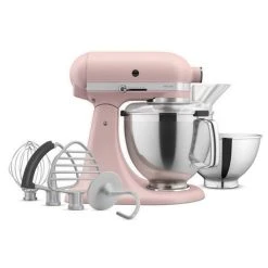 KitchenAid - KSM195 Stand Mixer Feathered Pink