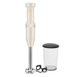 KitchenAid - KHBV53 Corded Hand Blender Almond Cream