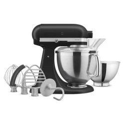 KitchenAid - KSM195 Stand Mixer Matte Black