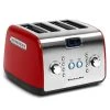 KitchenAid - KMT423 Artisan Four Slice Toaster Empire Red -KitchenAid Sales 464290 Large
