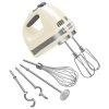 KitchenAid - KHM926 Hand Mixer 9 Speed Almond Cream -KitchenAid Sales 470510 Large