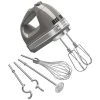 KitchenAid - KHM926 Hand Mixer 9 Speed Contour Silver -KitchenAid Sales 485391 Large
