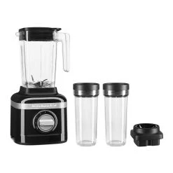 KitchenAid K150 3-Speed Blender + 2 Personal Jars | Onyx Black