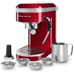 KitchenAid Semi Auto Metal Espresso Maker | Empire Red -KitchenAid Sales 61950ctgfbl. ac sl1280