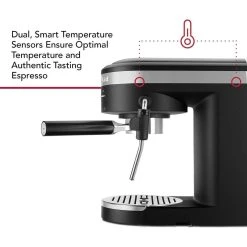 KitchenAid Semi Auto Espresso Maker | Black Matte -KitchenAid Sales 61od4dj0zbs. ac sl1280
