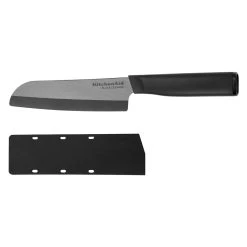 KitchenAid Classic Ceramic 5" Santoku Knife | Black