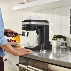 KitchenAid Semi Auto Espresso Maker | Black Matte -KitchenAid Sales 61ur9flnhbs. ac sl1280