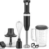 KitchenAid Variable Speed Cordless Hand Blender With Accessories | Onyx Black -KitchenAid Sales 61v1qo dhql. ac sl1500
