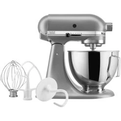 KitchenAid Deluxe 4.5 Quart Tilt-Head Stand Mixer | Silver -KitchenAid Sales 6424708cv12d