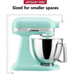 KitchenAid 3.5-Quart Artisan Mini Plus Tilt-Head Stand Mixer | Ice Blue -KitchenAid Sales 717xfvefgsl. ac sl1500