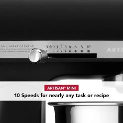 KitchenAid 3.5-Quart Artisan Mini Plus Tilt-Head Stand Mixer | Black Matte -KitchenAid Sales 71cez3imqwl. ac sl1500