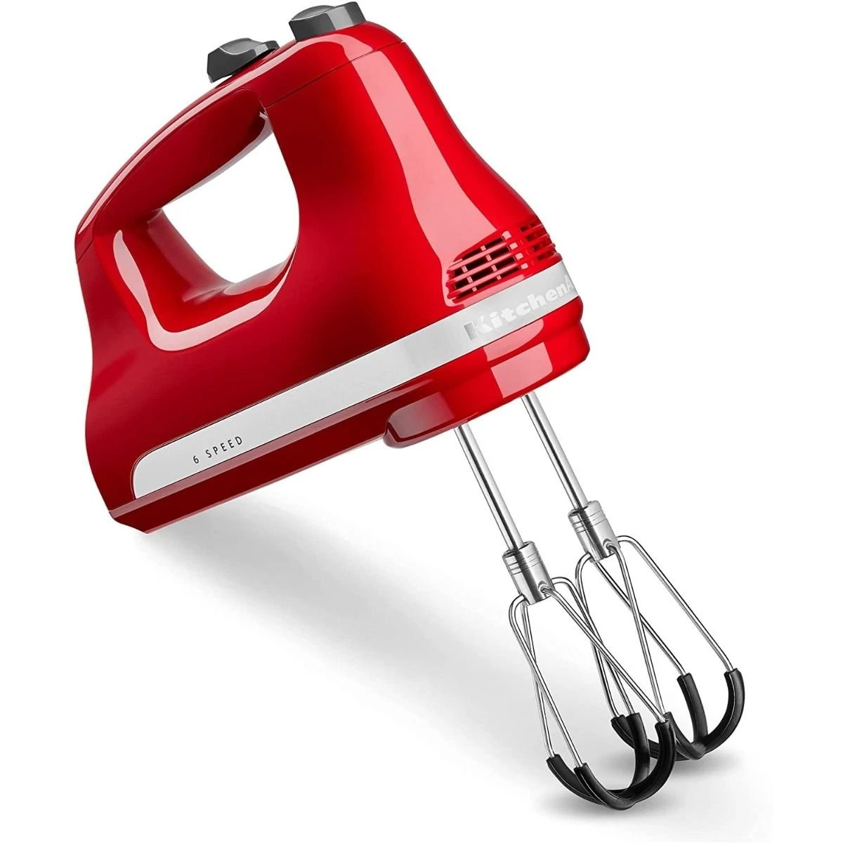 KitchenAid 6-Speed Hand Mixer With Flex Edge Beaters | Empire Red 3 KitchenAid 6-Speed Hand Mixer With Flex Edge Beaters | Empire Red