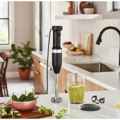 KitchenAid Variable Speed Corded Hand Blender | Black Matte -KitchenAid Sales 71ecabyx3rl. ac sl1500