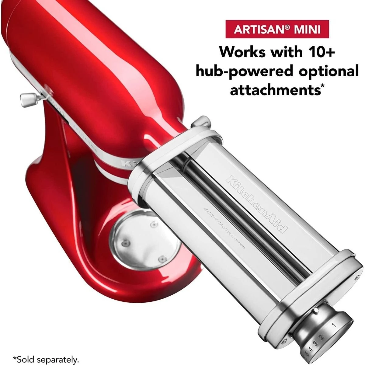 KitchenAid 3.5-Quart Artisan Mini Plus Tilt-Head Stand Mixer | Candy Apple Red 7 KitchenAid 3.5-Quart Artisan Mini Plus Tilt-Head Stand Mixer | Candy Apple Red - Image 5