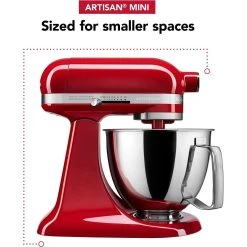 KitchenAid 3.5-Quart Artisan Mini Plus Tilt-Head Stand Mixer | Empire Red -KitchenAid Sales 71ol9lwfxvl. ac sl1500
