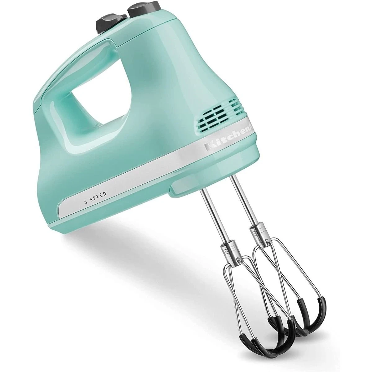 KitchenAid 6-Speed Hand Mixer With Flex Edge Beaters | Ice Blue 3 KitchenAid 6-Speed Hand Mixer With Flex Edge Beaters | Ice Blue