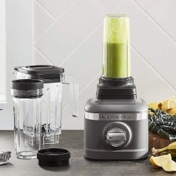 KitchenAid K150 3-Speed Blender + 2 Personal Jars | Matte Charcoal Gray -KitchenAid Sales 71rxha36vel. ac sl1500