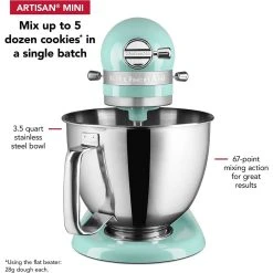 KitchenAid 3.5-Quart Artisan Mini Plus Tilt-Head Stand Mixer | Ice Blue -KitchenAid Sales 71wqrlr9bnl. ac sl1500