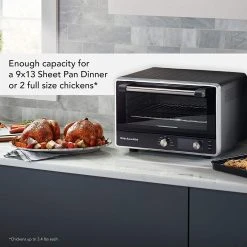 KitchenAid Digital Countertop Oven With Air Fry | Black Matte 15 KitchenAid Digital Countertop Oven With Air Fry | Black Matte -KitchenAid Sales 819gxpace6l. ac sl1500