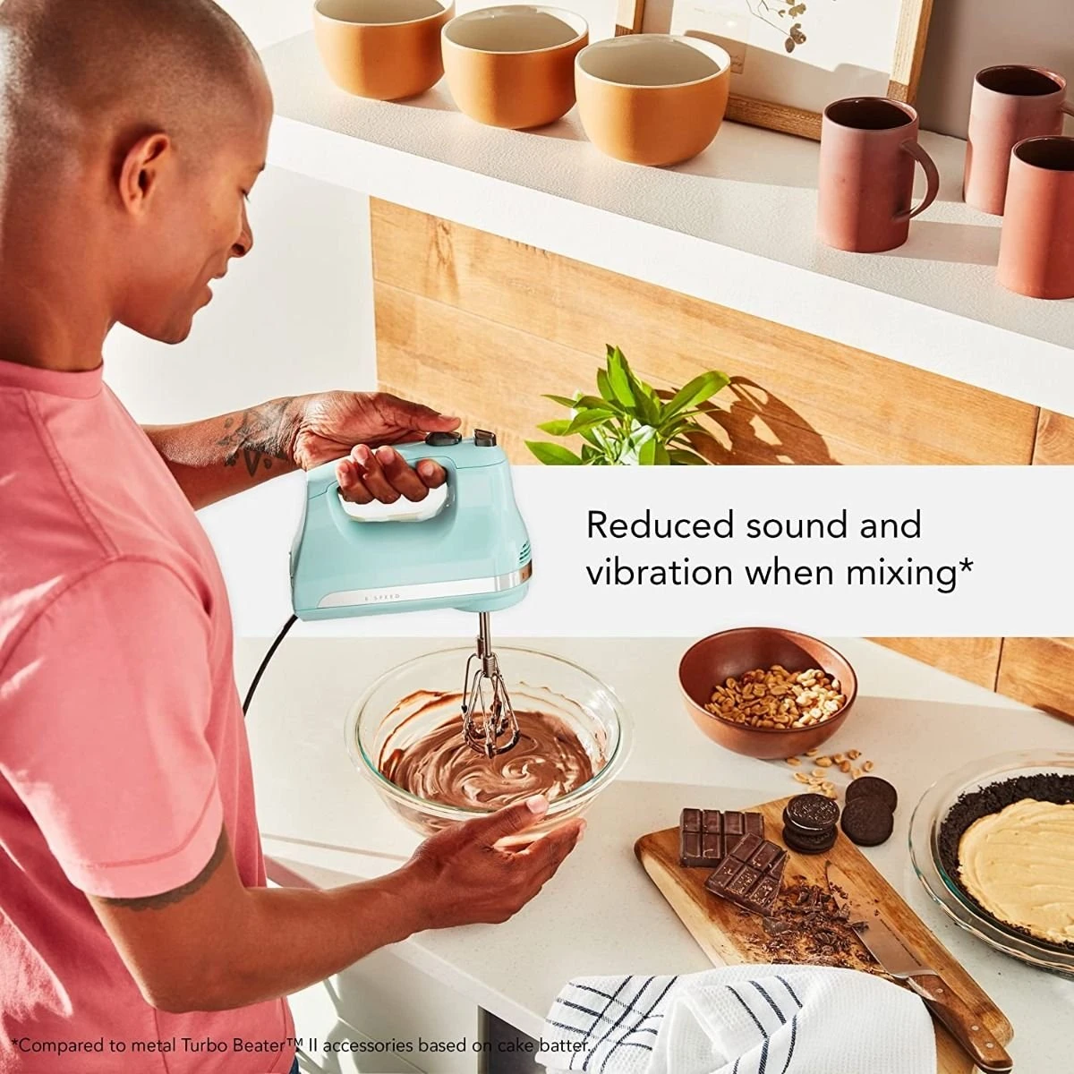 KitchenAid 6-Speed Hand Mixer With Flex Edge Beaters | Ice Blue 6 KitchenAid 6-Speed Hand Mixer With Flex Edge Beaters | Ice Blue - Image 4