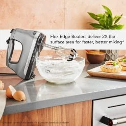 KitchenAid 6-Speed Hand Mixer With Flex Edge Beaters | Contour Silver -KitchenAid Sales 81ft0ieekcl. ac sl1500