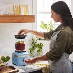 KitchenAid K150 3-Speed Blender + 2 Personal Jars | Blue Velvet -KitchenAid Sales 81qpkle7kbl. ac sl1500 1