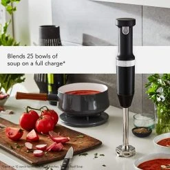 KitchenAid Variable Speed Cordless Hand Blender With Accessories | Onyx Black -KitchenAid Sales 81srxli0erl. ac sl1500