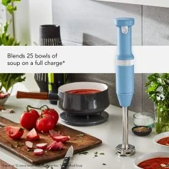 KitchenAid Variable Speed Cordless Hand Blender With Accessories | Blue Velvet -KitchenAid Sales 81urlqan5yl. ac sl1500