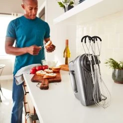 KitchenAid 6-Speed Hand Mixer With Flex Edge Beaters | Contour Silver -KitchenAid Sales 81xfefa zwl. ac sl1500