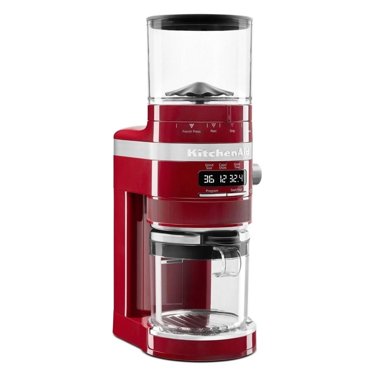 KitchenAid Burr Grinder With Dose Control | Empire Red 3 KitchenAid Burr Grinder With Dose Control | Empire Red