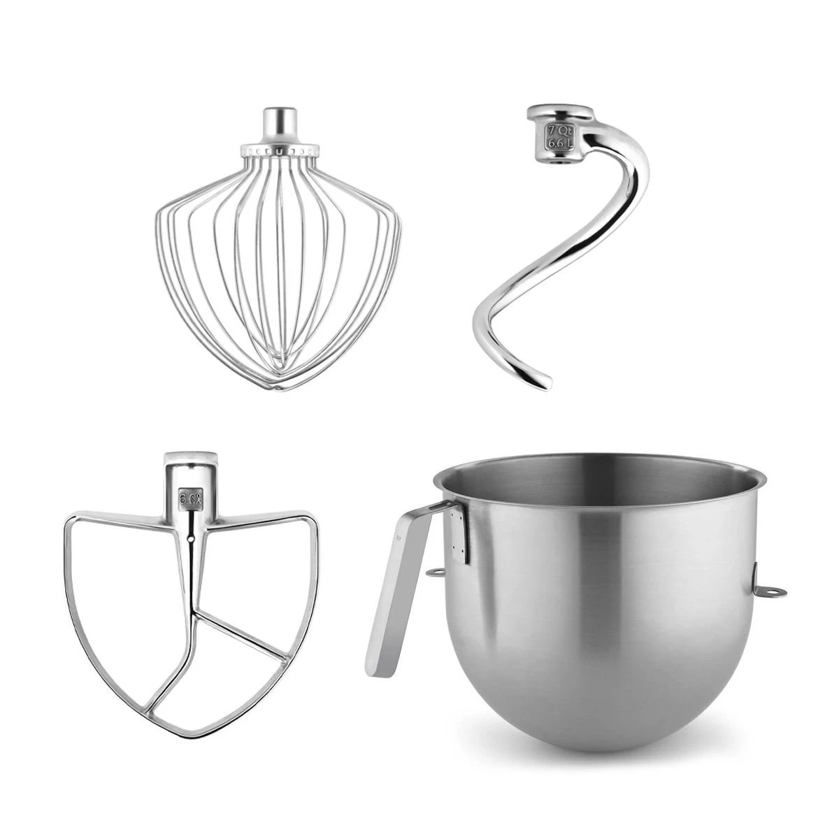 KitchenAid 8-Quart Stainless Steel Bowl + Stand Mixer Accessory Pack | Fits 8-Quart KitchenAid Commercial Bowl-Lift Stand Mixers 3 KitchenAid 8-Quart Stainless Steel Bowl + Stand Mixer Accessory Pack | Fits 8-Quart KitchenAid Commercial Bowl-Lift Stand Mixers
