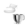 KitchenAid 5-Quart Stainless Steel Bowl + Pouring Shield | Fits 4.5-Quart & 5-Quart KitchenAid Tilt-Head Stand Mixers -KitchenAid Sales ekb k5thsbp kn1ps