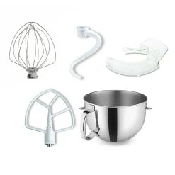 KitchenAid 6-Quart Stainless Steel Bowl + Accessory Pack + Pouring Shield | Fits 6-Quart KitchenAid Bowl-Lift Stand Mixers 10 KitchenAid 6-Quart Stainless Steel Bowl + Accessory Pack + Pouring Shield | Fits 6-Quart KitchenAid Bowl-Lift Stand Mixers -KitchenAid Sales ekb ka6qtbowl accessorypack 1