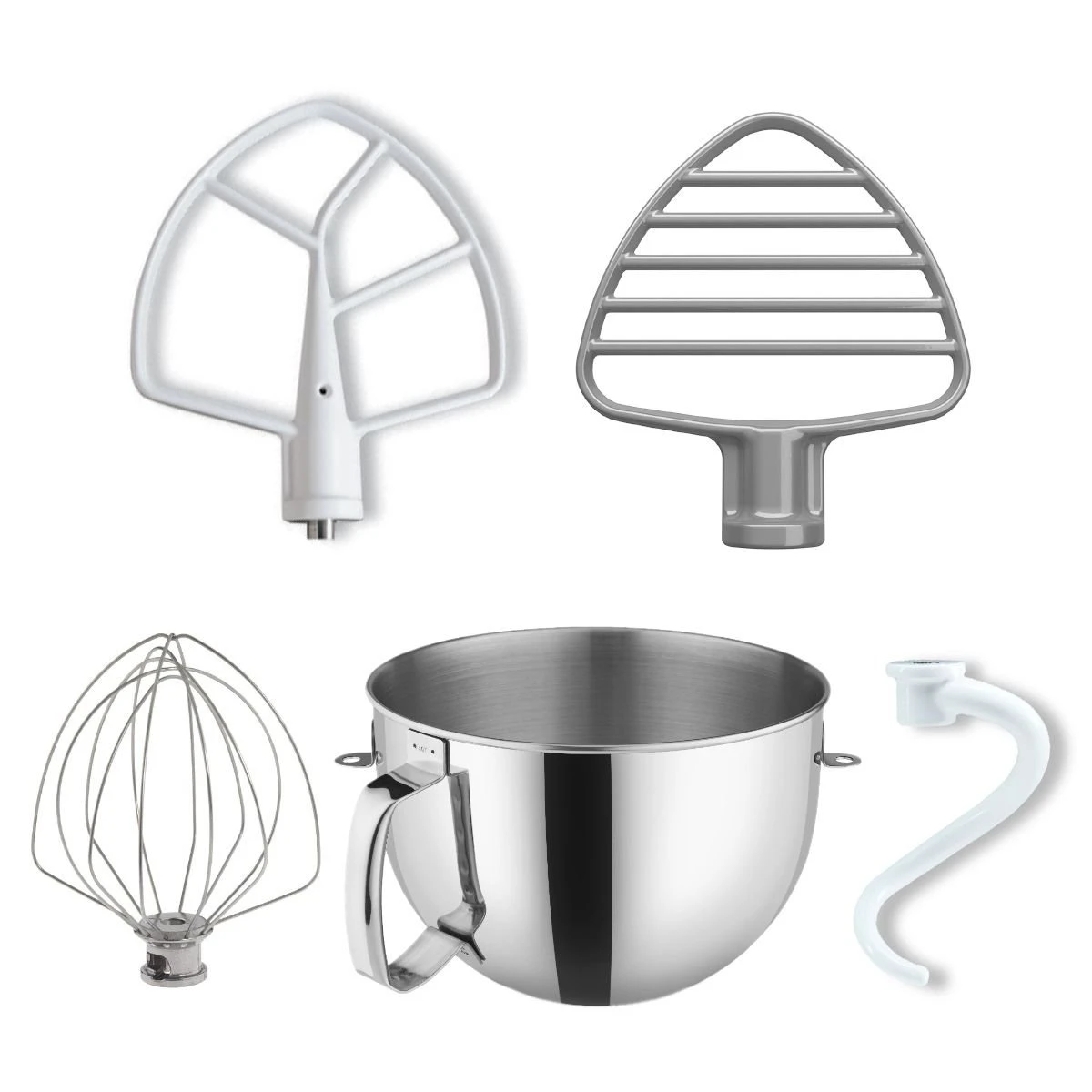 KitchenAid 6-Quart Stainless Steel Bowl + Coated Pastry Beater Accessory Pack | Fits 6-Quart KitchenAid Bowl-Lift Stand Mixers 3 KitchenAid 6-Quart Stainless Steel Bowl + Coated Pastry Beater Accessory Pack | Fits 6-Quart KitchenAid Bowl-Lift Stand Mixers