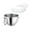 KitchenAid 7-Quart Stainless Steel Bowl + Pouring Shield | Fits 7-Quart KitchenAid Bowl-Lift Stand Mixers -KitchenAid Sales ekb ka7qbowl kn256ps