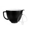 KitchenAid 5-Quart Black Matte Ceramic Bowl + Flex Edge Beater | Fits 4.5-Quart & 5-Quart KitchenAid Tilt-Head Stand Mixers -KitchenAid Sales ekb ksm2cb5bm kfe5t