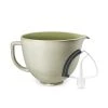 KitchenAid 5-Quart Sage Leaf Ceramic Bowl + Flex Edge Beater | Fits 4.5-Quart & 5-Quart KitchenAid Tilt-Head Stand Mixers -KitchenAid Sales ekb ksm2cb5psl kfe5t