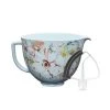 KitchenAid 5-Quart White Gardenia Ceramic Bowl + Flex Edge Beater | Fits 4.5-Quart & 5-Quart KitchenAid Tilt-Head Stand Mixers -KitchenAid Sales ekb ksm2cb5pwg kfe5t