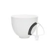 KitchenAid 5-Quart White Mermaid Lace Textured Ceramic Bowl + Flex Edge Beater | Fits 4.5-Quart & 5-Quart KitchenAid Tilt-Head Stand Mixers -KitchenAid Sales ekb ksm2cb5twm kfe5t