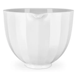 KitchenAid 5-Quart White Shell Ceramic Bowl + Flex Edge Beater | Fits 4.5-Quart & 5-Quart KitchenAid Tilt-Head Stand Mixers 11 KitchenAid 5-Quart White Shell Ceramic Bowl + Flex Edge Beater | Fits 4.5-Quart & 5-Quart KitchenAid Tilt-Head Stand Mixers -KitchenAid Sales kashell2