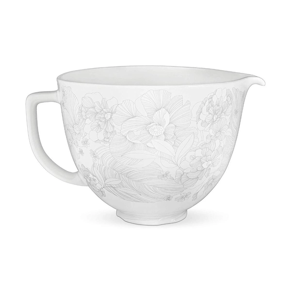 KitchenAid 5-Quart Whispering Floral Patterned Ceramic Bowl | Fits 4.5-Quart & 5-Quart KitchenAid Tilt-Head Stand Mixers 3 KitchenAid 5-Quart Whispering Floral Patterned Ceramic Bowl | Fits 4.5-Quart & 5-Quart KitchenAid Tilt-Head Stand Mixers
