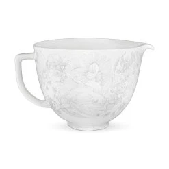 KitchenAid 5-Quart Whispering Floral Ceramic Bowl + Flex Edge Beater | Fits 4.5-Quart & 5-Quart KitchenAid Tilt-Head Stand Mixers 9 KitchenAid 5-Quart Whispering Floral Ceramic Bowl + Flex Edge Beater | Fits 4.5-Quart & 5-Quart KitchenAid Tilt-Head Stand Mixers -KitchenAid Sales kawhisper1 1