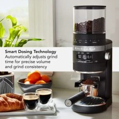 KitchenAid Burr Grinder With Dose Control | Black Matte 7 KitchenAid Burr Grinder With Dose Control | Black Matte -KitchenAid Sales kcg8433bm lifetext.tif trade jpg