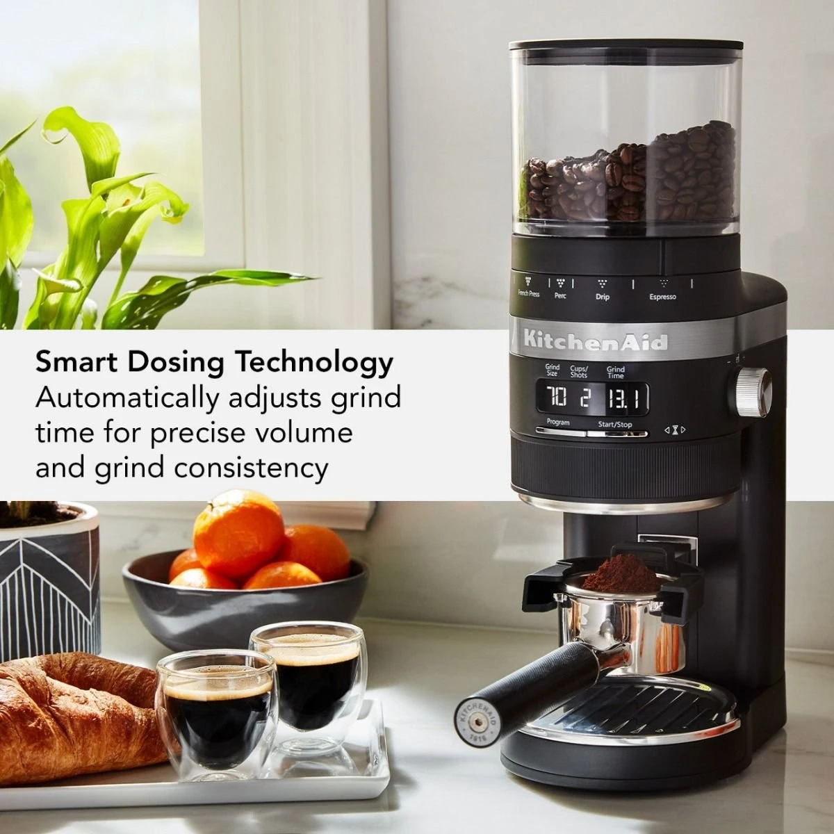 KitchenAid Burr Grinder With Dose Control | Black Matte 5 KitchenAid Burr Grinder With Dose Control | Black Matte - Image 3