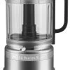 KitchenAid Refurbished 5-Cup One Touch Food Chopper | Contour Silver -KitchenAid Sales kfc0516cu