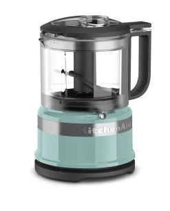 KitchenAid Aqua Sky Small Appliances Set | Mini Food Processor, Blender & Hand Mixer -KitchenAid Sales kfc3516aq kitchenaid 3.5 cup mini food processor aqua sky 1