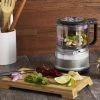 KitchenAid 3.5-Cup Mini Food Processor | Contour Silver -KitchenAid Sales kfc3516cu kitchenaid contour silver mini food processor