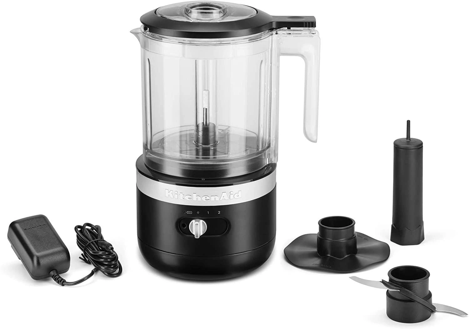 KitchenAid 5-Cup Cordless Food Chopper | Black Matte - Image 2