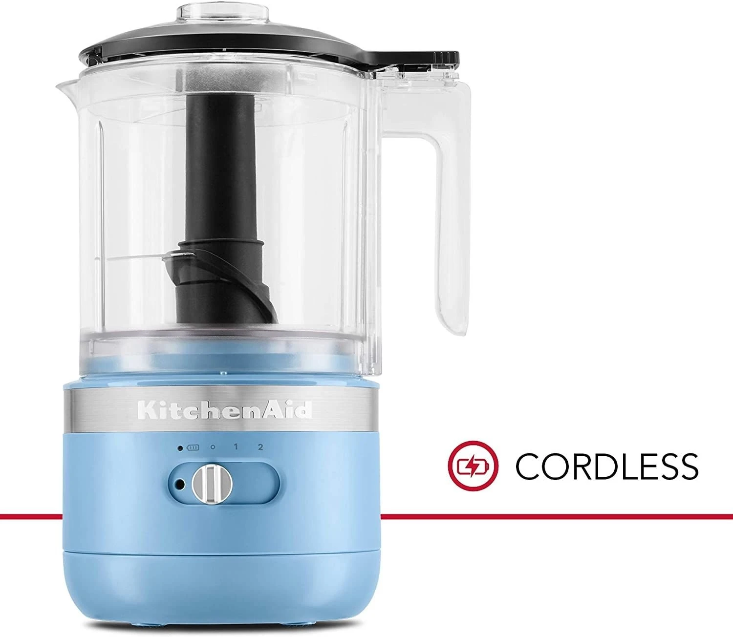 KitchenAid 5-Cup Cordless Food Chopper | Blue Velvet 3 KitchenAid 5-Cup Cordless Food Chopper | Blue Velvet