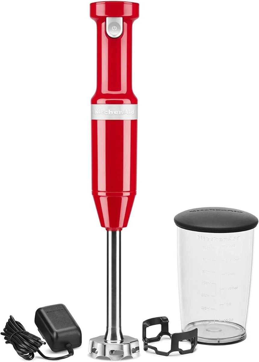 KitchenAid Passion Red Cordless Small Appliances Set | Hand Mixer, Hand Blender & Food Chopper - Image 2